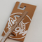 Duurzame op maat gemaakte kraftpapier-kartonnen hangers voor milieuvriendelijke zonnebrillen